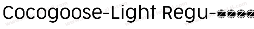 Cocogoose-Light Regu字体转换